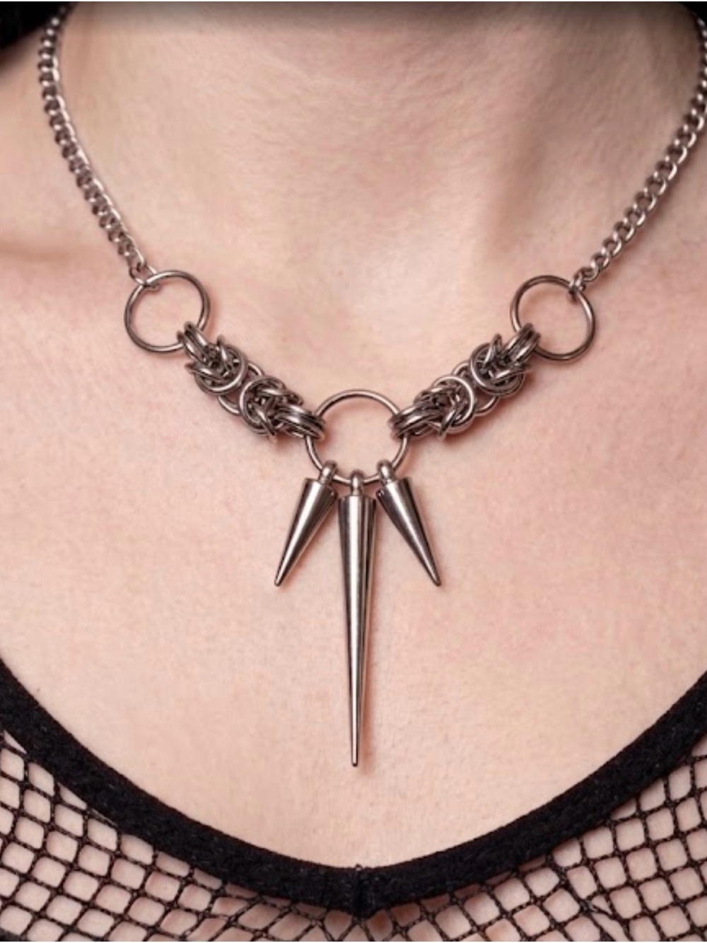 Hand Crafted Spike Necklace